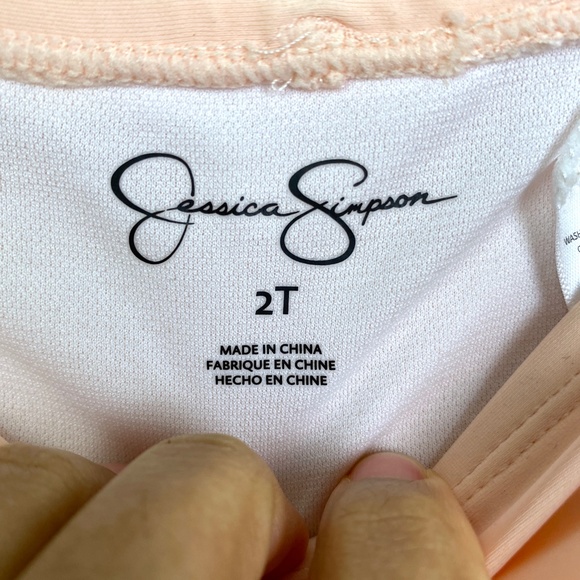 Jessica Simpson Striped Ruffle Two-Piece Swimsuit - Picture 12 of 16